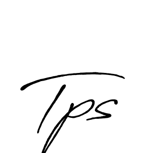 Make a beautiful signature design for name Tps. With this signature (Antro_Vectra_Bolder) style, you can create a handwritten signature for free. Tps signature style 7 images and pictures png