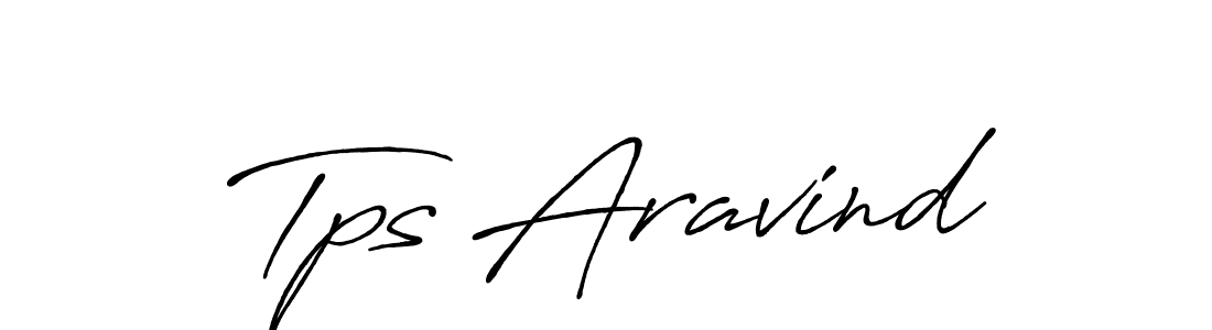 Design your own signature with our free online signature maker. With this signature software, you can create a handwritten (Antro_Vectra_Bolder) signature for name Tps Aravind. Tps Aravind signature style 7 images and pictures png