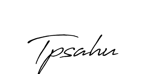 Design your own signature with our free online signature maker. With this signature software, you can create a handwritten (Antro_Vectra_Bolder) signature for name Tpsahu. Tpsahu signature style 7 images and pictures png