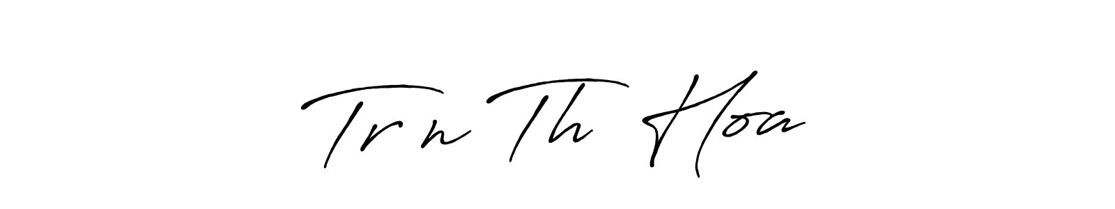 The best way (Antro_Vectra_Bolder) to make a short signature is to pick only two or three words in your name. The name Trần Thị Hoa include a total of six letters. For converting this name. Trần Thị Hoa signature style 7 images and pictures png