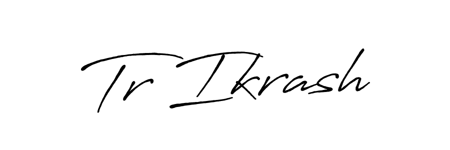 You should practise on your own different ways (Antro_Vectra_Bolder) to write your name (Tr Ikrash) in signature. don't let someone else do it for you. Tr Ikrash signature style 7 images and pictures png