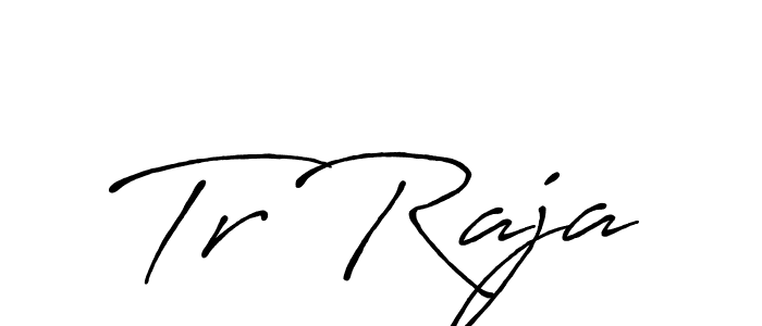 Antro_Vectra_Bolder is a professional signature style that is perfect for those who want to add a touch of class to their signature. It is also a great choice for those who want to make their signature more unique. Get Tr Raja name to fancy signature for free. Tr Raja signature style 7 images and pictures png
