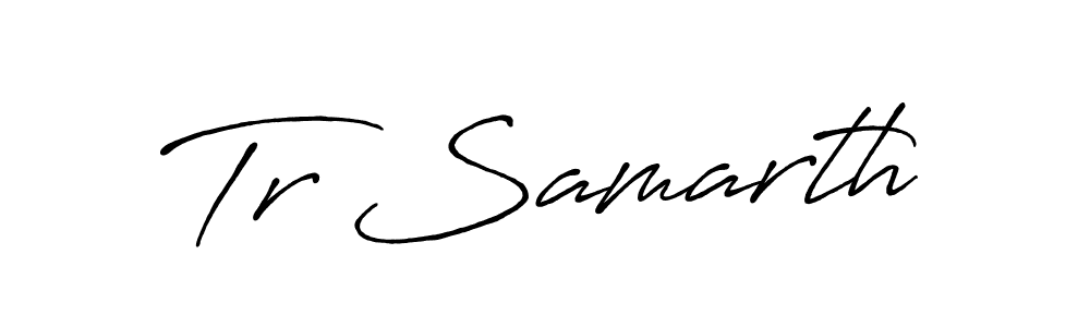 Tr Samarth stylish signature style. Best Handwritten Sign (Antro_Vectra_Bolder) for my name. Handwritten Signature Collection Ideas for my name Tr Samarth. Tr Samarth signature style 7 images and pictures png