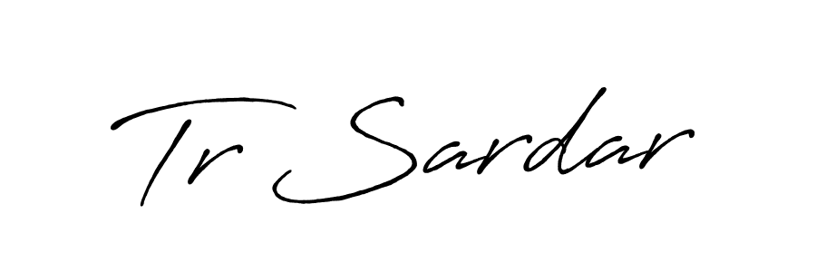 Create a beautiful signature design for name Tr Sardar. With this signature (Antro_Vectra_Bolder) fonts, you can make a handwritten signature for free. Tr Sardar signature style 7 images and pictures png