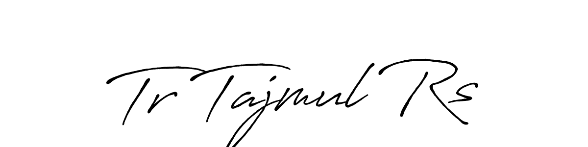 Also we have Tr Tajmul Rs name is the best signature style. Create professional handwritten signature collection using Antro_Vectra_Bolder autograph style. Tr Tajmul Rs signature style 7 images and pictures png