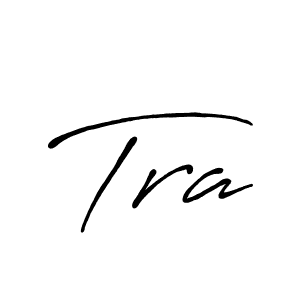 The best way (Antro_Vectra_Bolder) to make a short signature is to pick only two or three words in your name. The name Tra include a total of six letters. For converting this name. Tra signature style 7 images and pictures png