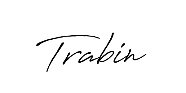 Once you've used our free online signature maker to create your best signature Antro_Vectra_Bolder style, it's time to enjoy all of the benefits that Trabin name signing documents. Trabin signature style 7 images and pictures png
