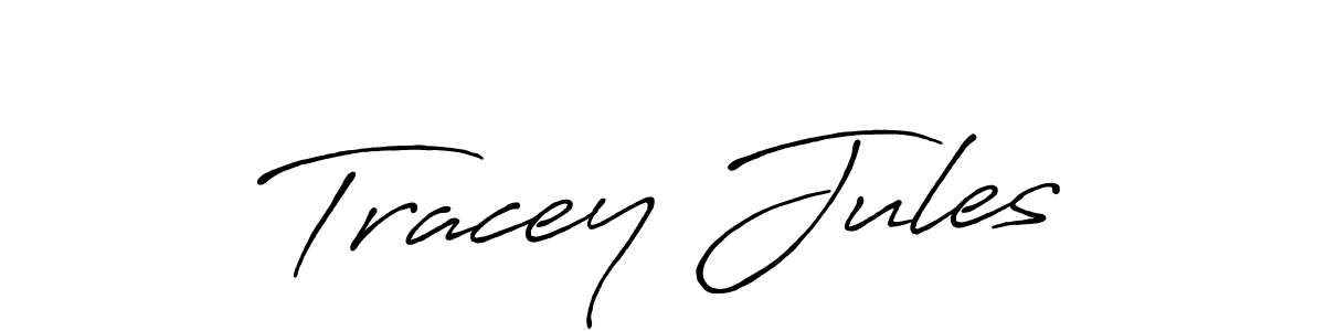 Design your own signature with our free online signature maker. With this signature software, you can create a handwritten (Antro_Vectra_Bolder) signature for name Tracey Jules. Tracey Jules signature style 7 images and pictures png