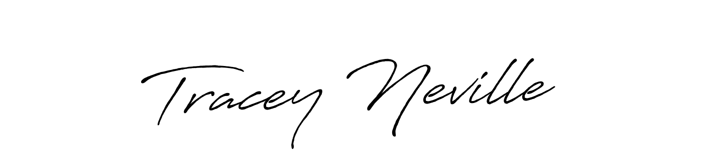 You should practise on your own different ways (Antro_Vectra_Bolder) to write your name (Tracey Neville) in signature. don't let someone else do it for you. Tracey Neville signature style 7 images and pictures png