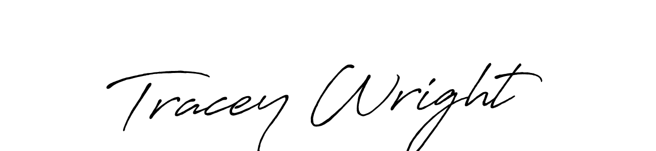 How to make Tracey Wright name signature. Use Antro_Vectra_Bolder style for creating short signs online. This is the latest handwritten sign. Tracey Wright signature style 7 images and pictures png