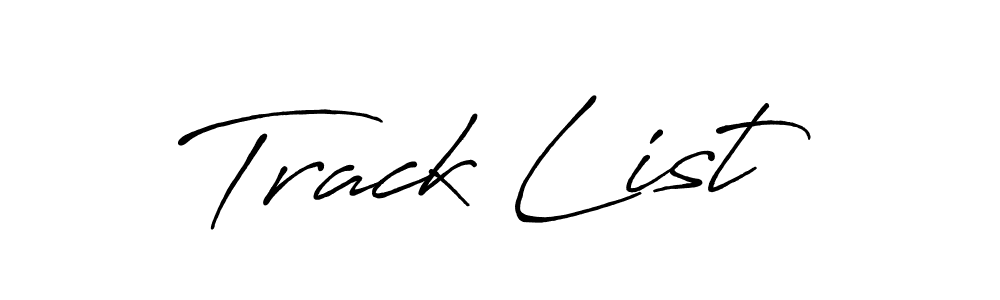 Make a beautiful signature design for name Track List. Use this online signature maker to create a handwritten signature for free. Track List signature style 7 images and pictures png