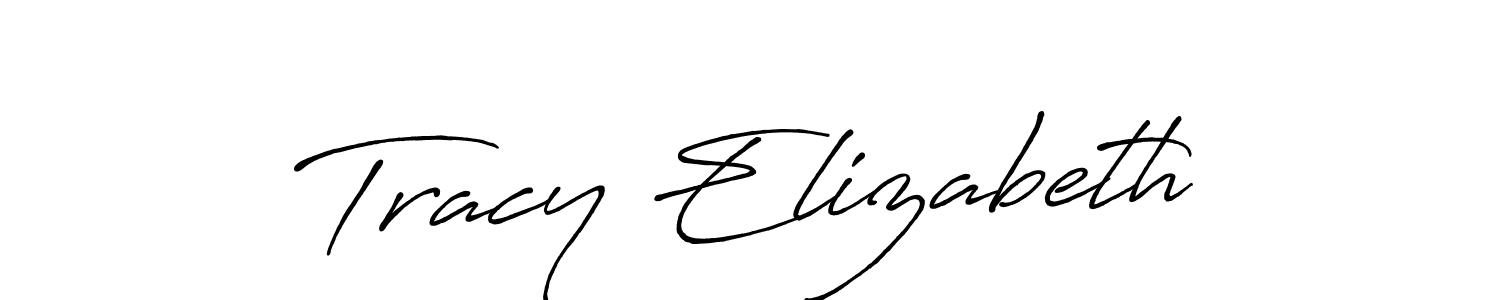 Best and Professional Signature Style for Tracy Elizabeth. Antro_Vectra_Bolder Best Signature Style Collection. Tracy Elizabeth signature style 7 images and pictures png