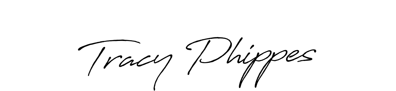 Also You can easily find your signature by using the search form. We will create Tracy Phippes name handwritten signature images for you free of cost using Antro_Vectra_Bolder sign style. Tracy Phippes signature style 7 images and pictures png