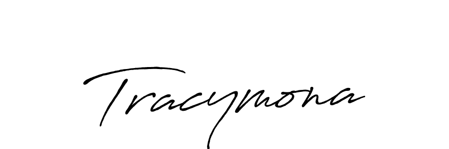Design your own signature with our free online signature maker. With this signature software, you can create a handwritten (Antro_Vectra_Bolder) signature for name Tracymona. Tracymona signature style 7 images and pictures png