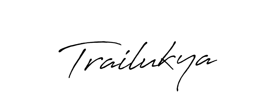 if you are searching for the best signature style for your name Trailukya. so please give up your signature search. here we have designed multiple signature styles  using Antro_Vectra_Bolder. Trailukya signature style 7 images and pictures png