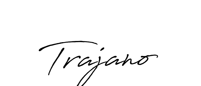 You should practise on your own different ways (Antro_Vectra_Bolder) to write your name (Trajano) in signature. don't let someone else do it for you. Trajano signature style 7 images and pictures png