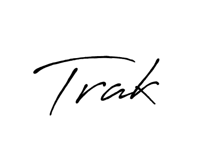 Once you've used our free online signature maker to create your best signature Antro_Vectra_Bolder style, it's time to enjoy all of the benefits that Trak name signing documents. Trak signature style 7 images and pictures png