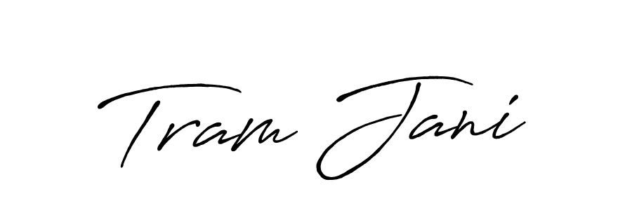 The best way (Antro_Vectra_Bolder) to make a short signature is to pick only two or three words in your name. The name Tram Jani include a total of six letters. For converting this name. Tram Jani signature style 7 images and pictures png