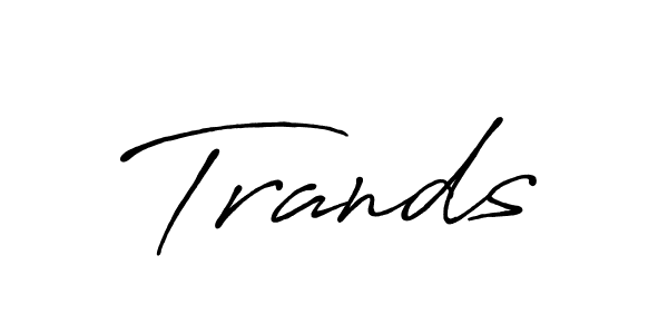 The best way (Antro_Vectra_Bolder) to make a short signature is to pick only two or three words in your name. The name Trands include a total of six letters. For converting this name. Trands signature style 7 images and pictures png