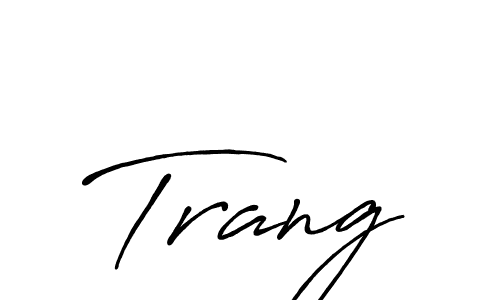 Create a beautiful signature design for name Trang. With this signature (Antro_Vectra_Bolder) fonts, you can make a handwritten signature for free. Trang signature style 7 images and pictures png