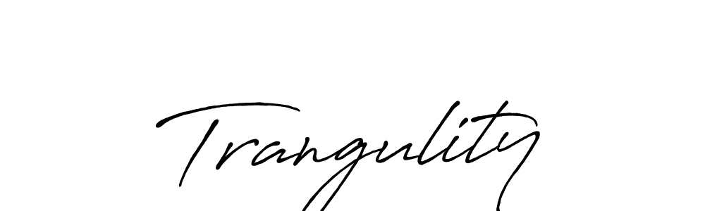 Trangulity stylish signature style. Best Handwritten Sign (Antro_Vectra_Bolder) for my name. Handwritten Signature Collection Ideas for my name Trangulity. Trangulity signature style 7 images and pictures png