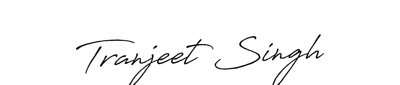 You should practise on your own different ways (Antro_Vectra_Bolder) to write your name (Tranjeet Singh) in signature. don't let someone else do it for you. Tranjeet Singh signature style 7 images and pictures png
