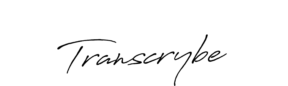 How to make Transcrybe name signature. Use Antro_Vectra_Bolder style for creating short signs online. This is the latest handwritten sign. Transcrybe signature style 7 images and pictures png