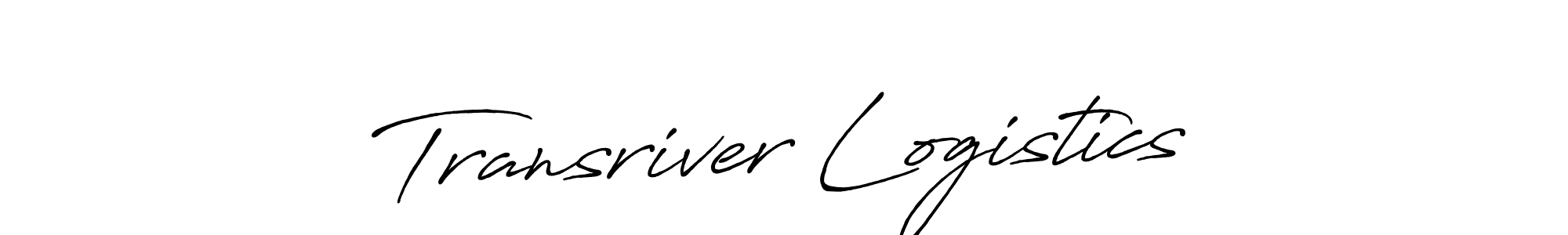 Once you've used our free online signature maker to create your best signature Antro_Vectra_Bolder style, it's time to enjoy all of the benefits that Transriver Logistics name signing documents. Transriver Logistics signature style 7 images and pictures png
