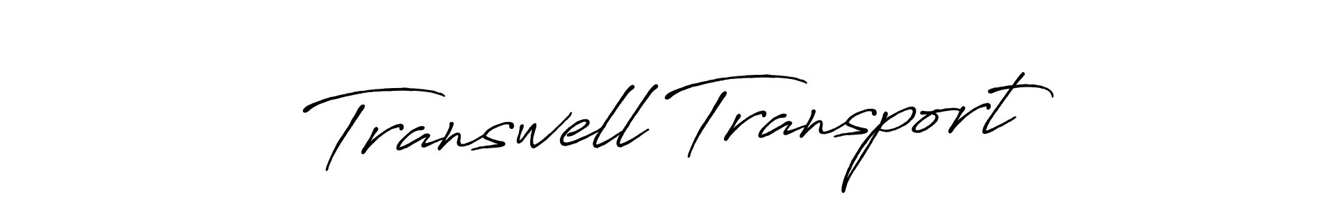 How to make Transwell Transport signature? Antro_Vectra_Bolder is a professional autograph style. Create handwritten signature for Transwell Transport name. Transwell Transport signature style 7 images and pictures png