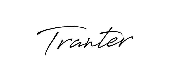The best way (Antro_Vectra_Bolder) to make a short signature is to pick only two or three words in your name. The name Tranter include a total of six letters. For converting this name. Tranter signature style 7 images and pictures png