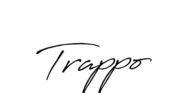 Design your own signature with our free online signature maker. With this signature software, you can create a handwritten (Antro_Vectra_Bolder) signature for name Trappo. Trappo signature style 7 images and pictures png