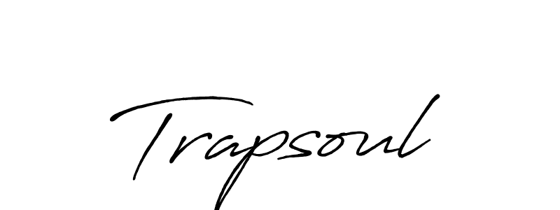 Design your own signature with our free online signature maker. With this signature software, you can create a handwritten (Antro_Vectra_Bolder) signature for name Trapsoul. Trapsoul signature style 7 images and pictures png