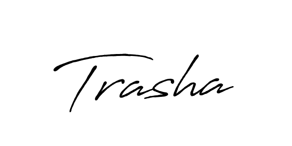 Make a beautiful signature design for name Trasha. Use this online signature maker to create a handwritten signature for free. Trasha signature style 7 images and pictures png