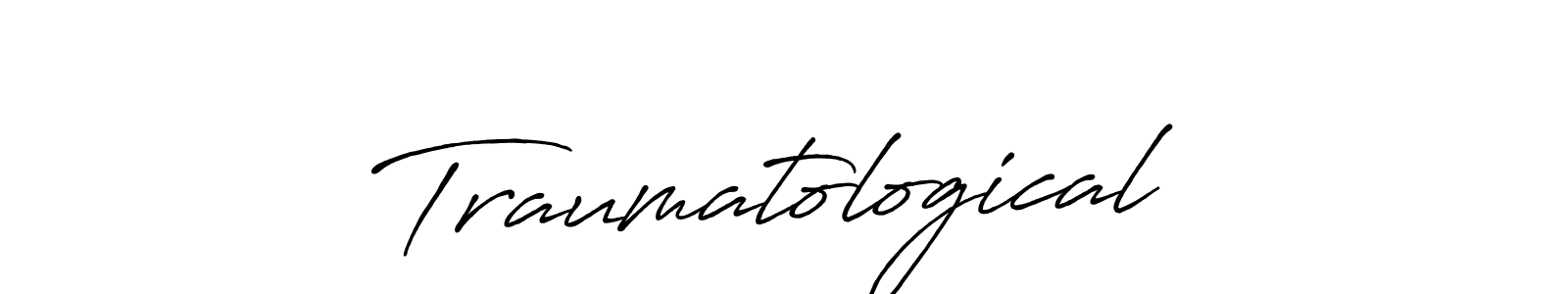 Design your own signature with our free online signature maker. With this signature software, you can create a handwritten (Antro_Vectra_Bolder) signature for name Traumatological . Traumatological  signature style 7 images and pictures png