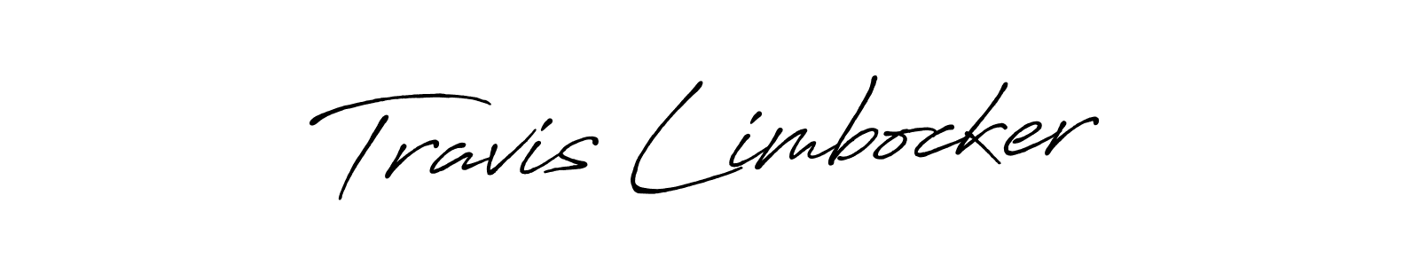 You should practise on your own different ways (Antro_Vectra_Bolder) to write your name (Travis Limbocker) in signature. don't let someone else do it for you. Travis Limbocker signature style 7 images and pictures png