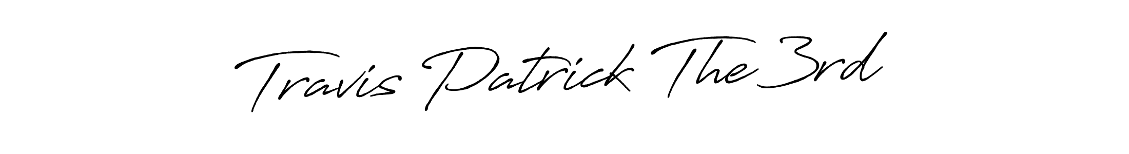 Travis Patrick The 3rd stylish signature style. Best Handwritten Sign (Antro_Vectra_Bolder) for my name. Handwritten Signature Collection Ideas for my name Travis Patrick The 3rd. Travis Patrick The 3rd signature style 7 images and pictures png