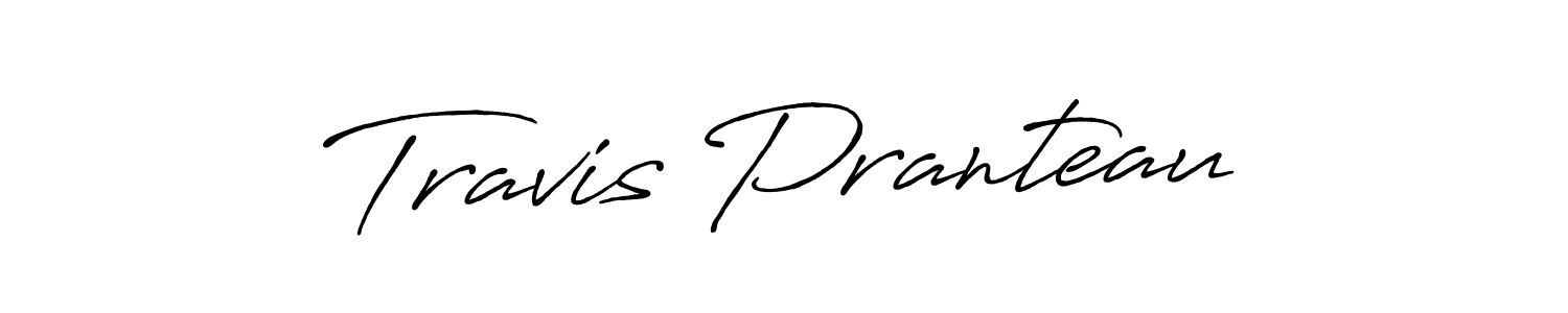 if you are searching for the best signature style for your name Travis Pranteau. so please give up your signature search. here we have designed multiple signature styles  using Antro_Vectra_Bolder. Travis Pranteau signature style 7 images and pictures png