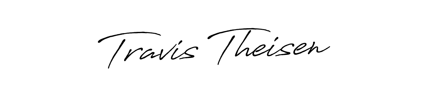 Make a beautiful signature design for name Travis Theisen. With this signature (Antro_Vectra_Bolder) style, you can create a handwritten signature for free. Travis Theisen signature style 7 images and pictures png