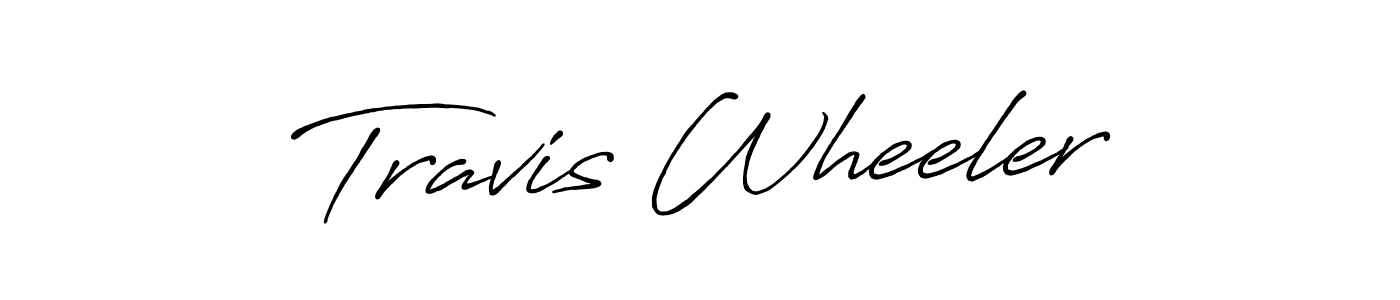 Design your own signature with our free online signature maker. With this signature software, you can create a handwritten (Antro_Vectra_Bolder) signature for name Travis Wheeler. Travis Wheeler signature style 7 images and pictures png