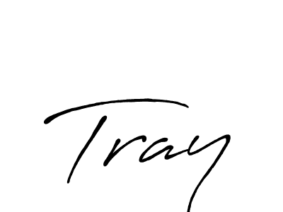 How to make Tray signature? Antro_Vectra_Bolder is a professional autograph style. Create handwritten signature for Tray name. Tray signature style 7 images and pictures png