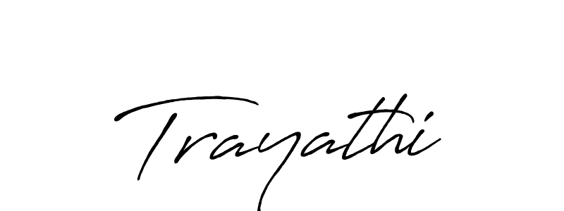Antro_Vectra_Bolder is a professional signature style that is perfect for those who want to add a touch of class to their signature. It is also a great choice for those who want to make their signature more unique. Get Trayathi name to fancy signature for free. Trayathi signature style 7 images and pictures png
