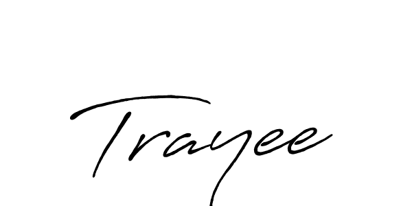 Also we have Trayee name is the best signature style. Create professional handwritten signature collection using Antro_Vectra_Bolder autograph style. Trayee signature style 7 images and pictures png