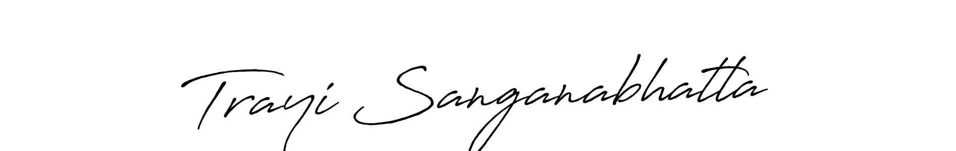It looks lik you need a new signature style for name Trayi Sanganabhatla. Design unique handwritten (Antro_Vectra_Bolder) signature with our free signature maker in just a few clicks. Trayi Sanganabhatla signature style 7 images and pictures png