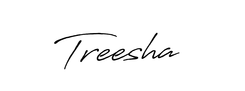 This is the best signature style for the Treesha  name. Also you like these signature font (Antro_Vectra_Bolder). Mix name signature. Treesha  signature style 7 images and pictures png