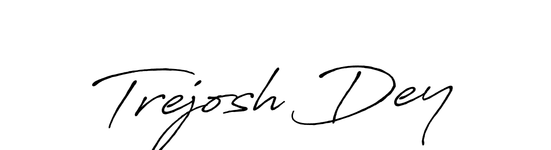 Also You can easily find your signature by using the search form. We will create Trejosh Dey name handwritten signature images for you free of cost using Antro_Vectra_Bolder sign style. Trejosh Dey signature style 7 images and pictures png