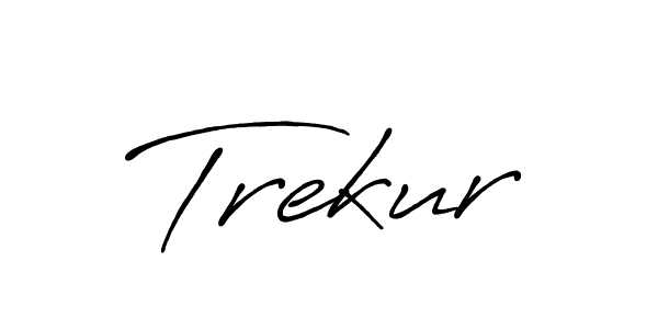 How to make Trekur signature? Antro_Vectra_Bolder is a professional autograph style. Create handwritten signature for Trekur name. Trekur signature style 7 images and pictures png