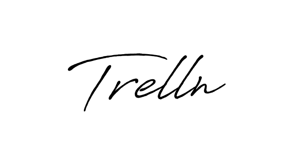 It looks lik you need a new signature style for name Trelln. Design unique handwritten (Antro_Vectra_Bolder) signature with our free signature maker in just a few clicks. Trelln signature style 7 images and pictures png