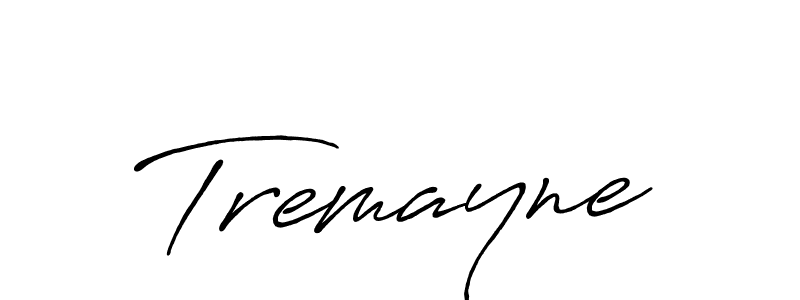 The best way (Antro_Vectra_Bolder) to make a short signature is to pick only two or three words in your name. The name Tremayne include a total of six letters. For converting this name. Tremayne signature style 7 images and pictures png