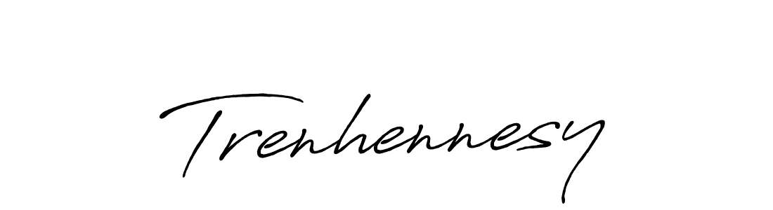 How to make Trenhennesy signature? Antro_Vectra_Bolder is a professional autograph style. Create handwritten signature for Trenhennesy name. Trenhennesy signature style 7 images and pictures png