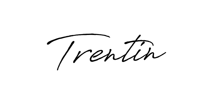 Make a beautiful signature design for name Trentin. Use this online signature maker to create a handwritten signature for free. Trentin signature style 7 images and pictures png